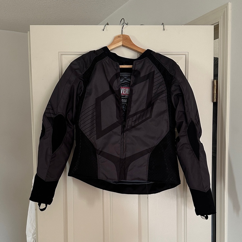 ICON Overlord Women’s Textile Motorcycle Jacket D3O Armor | Medium